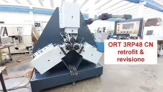 Rullatrice ORT 3RP48 revisione retrofit - CN PLC - overhauled thread rolling machine