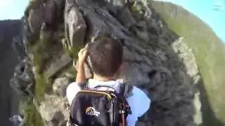 Y Gribin Ridge on the Glyders