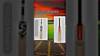 Grey Nichols vs S.G Bat comparison|#dhakalabhi #bcci #shorts