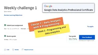 Data analysis with r programming weekly challenge 1 || Google Data Analytics || theanswershome