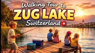 Switzerland&rsquo;s Most Beautiful Lakes 🇨🇭Lake Zug & Old Town Walking Tour | Scenic Europe Travel Vlog 4k
