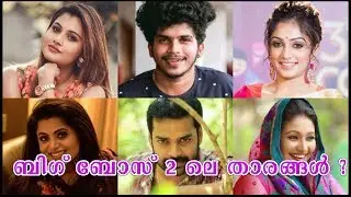 Bigg Boss Malayalam Season 2 Contestants List