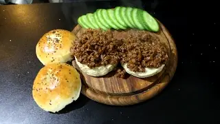 המתכון שלי להמבורגר סלופי ג'ו בלחמניות ביתיות - קל מהיר וטעים !