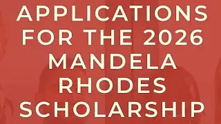 Mandela Rhodes Scholarship Q&A