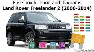 Fuse box location and diagrams: Land Rover Freelander 2 (2006-2014)