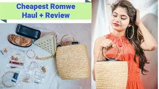 ROMWE HAUL | 67 Rs - 700 Rs | Jewellery, Bags, Sunglasses | Cheap Rates | ONLINE SHOPPING