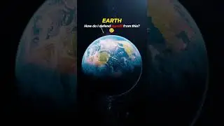 Meteor shower vs Earth vs Saturn 🥶💀 #Space #Earth #Universe