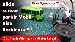 Buat sensor parkir mobil yang dapat berbicara | Modul Mp3 DFPlayer mini Mp3 TF 16P [#Tutorial18]