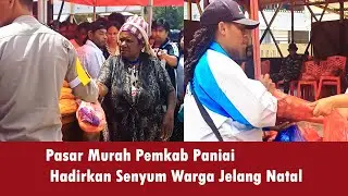Pasar Murah Pemkab Paniai, Hadirkan Senyum Warga Jelang Natal