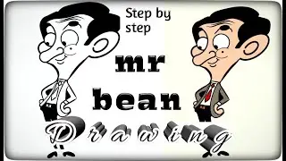 Br Bean Drawing step by step easy tutorial for beginners, simple Drawing Tips
