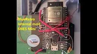 BlueRetro internal mod support DEMO Super NES classic mini