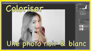 * Coloriser une photo noir et blanc * Tuto photoshop
