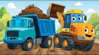 JCB खुदाई करते हुए 🚜 | Kids Cartoon JCB Video in Hindi