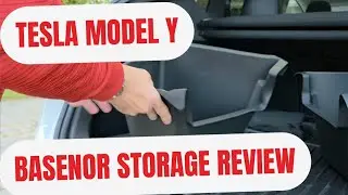 Tesla Model Y Juniper Basenor задние отсеки для хранения!