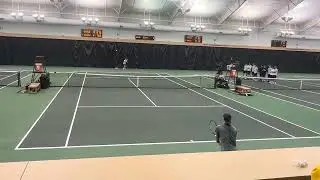 Oskar Brostrom Poulsen gets singles win against ACU- 1/13/2024