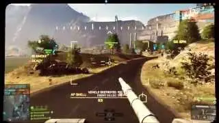 Cross Map Tank Shot on Lancing Dam - Battlefield 4