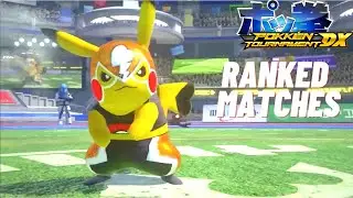Pikachu Libre does DAMAGE!! | Pokken Tournament DX Online Matches