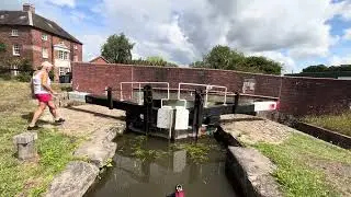 Realtime cruise No.3 Barton Turn lock No.10 to Branston Water Park (with stops) Bow&Stern views&hellip;