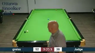 Ottawa Snooker Club - League Match hany greiss vs Kevin Judge