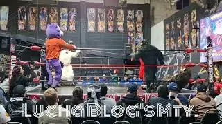 LUCHA DE FANTASIA KOKO,  MAGHILA Y SAIZO Vs LUKA LUKY Y EL GATO YANDEL
