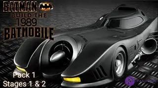 Build the 1989 Batmobile - pack 1 - Stages 1 & 2
