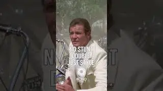 Roger Moore. No stunt double. Just style.