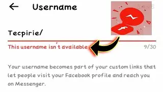 How to change facebook profile link username not available 2022//facebook profile link kaise change