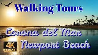 CORONA DEL MAR BEACH - Walking Tour - Things to do in Newport Beach - scenic views - Beach Sunset