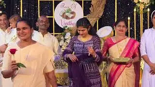 Roce Ceremony of Vinitha. Vittal Mangalore