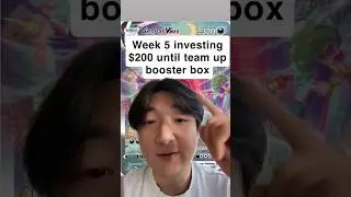 Week 5 investing until team up booster box #pokemoninvesting #pokemon