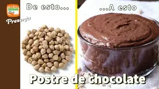 Chocolate para untar, elaborado con garbanzo - Cocina Vegan Fácil