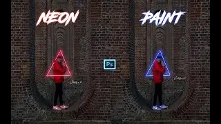 How To Create Neon Glow Effect In Photoshop CC | Neon Glow Effect | Neon Effect | Clicks Retouch