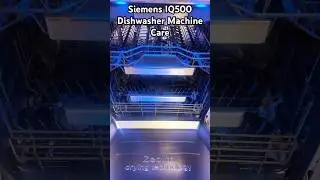 Siemens IQ500 Dishwasher Machine Care #siemens #dishwasher #care #flagship
