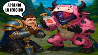 ALISTAR TOP vs GAREN! ME ESPAMEA BAILECITOS HASTA QUE COMPRENDE SU SITUACION!