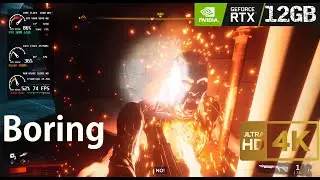 RedFall - RTX 3080 12GB -Native - DLSS - Performance Overlay