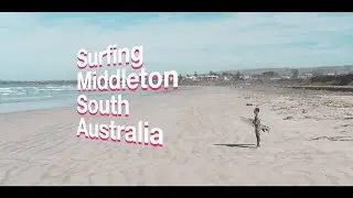 Surfing Middleton South Australia Aerial Footage