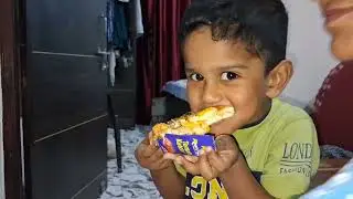 Arnav and Raunak Eating pizza from Roms pizza Burari, New Delhi. #pizza #pizzalover 