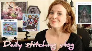 September 20-24: Back to vloggy cross stitch updates