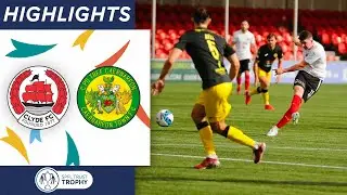 Clyde 1-0 Caernarfon Town | Stoppage Time Winner Sends Clyde Through! | SPFL Trust Trophy