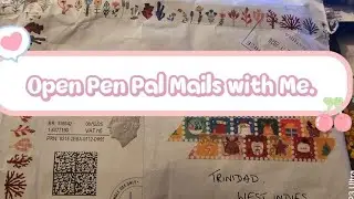 Open Incoming Snail Mail with Me. 🍵🌻🍄🌼🍛#snailmail #letters #mails #happymails #penpals 