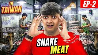 Trying Snake Meat for the First Time in Taiwan
