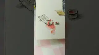 Reference VS My Art 🫠🎨 #watercolorart #watercolor #watercolorpainting #uniquepainting #viralart