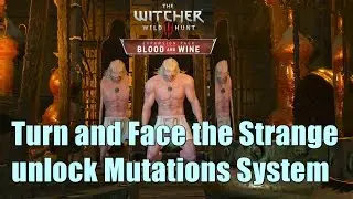 The Witcher 3 Blood And Wine Turn and Face the Strange Walkthrough l unlock Mutations System
