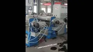 120+120 cable sheathing manufacturing machine