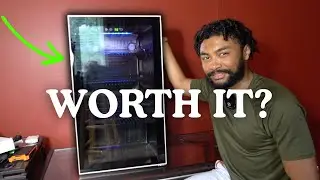 Electatic Mini Fridge 130 Can Beverage Refrigerator Cooler Review (got mine in description)