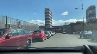 Driving in Glasgow - Woodside, Queen's Cross, and North Kelvinside - April 2021