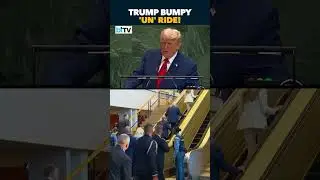 U.S. President Donald Trump Slams UN For Dysfunctional Escalator & Bad Teleprompter