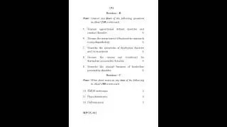 MPCE - 011  December  2023 Question Paper