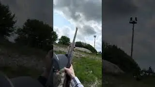 Abbiatico and Salvinelli Ribless 20 bore splatting clays! #gamegun #shotgun #20gauge #goneshooting