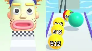 Sandwich Run Vs Ball Run 2048- All Level Max Tiktok🌻🧿🌺🌈-Satisfying Gameplay Walkthrough Android IOS